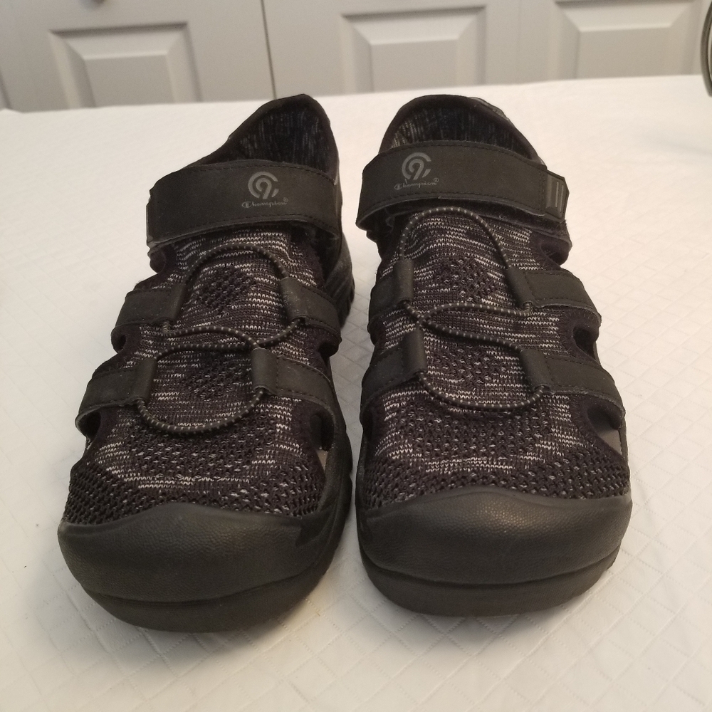 Men's black  C9 Champion hiking, water sandles size 9
